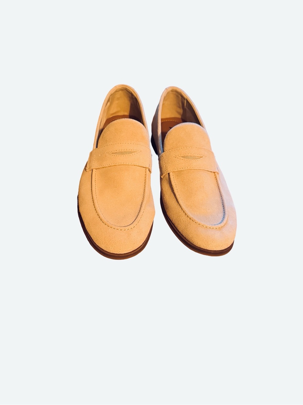 Aldo Journey Men's Suede Loafers in light beige